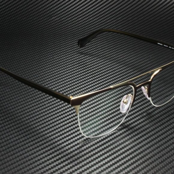 Matte Brown Prada Gold 54mm Eyeglasses - Picture 4 of 4